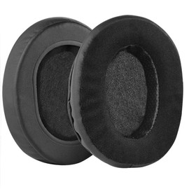 Geekria Comfort Hybrid Velour Replacement Ear Pads for Audio Technica ATH-M50X M50S M50cwh M45 M30X M20X Headphones Ear Pads Repalcement