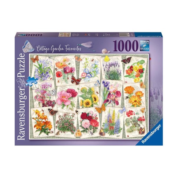 Ravensburger Country Garden Favourites 1000 Piece Jigsaw Puzzles for Adults