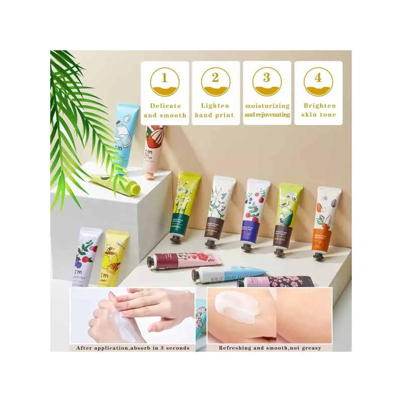 20팩 핸드크림 선물 세트 건조한 손을 위한 핸드 로션 작업용