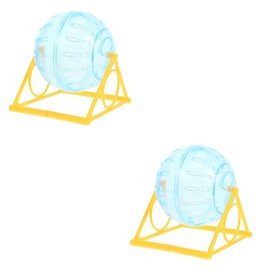 BESPORTBLE 2pcs Dwarf Hamster Running Ball Exercise Balls for Hamster Guinea Pig Lock Design Random Color