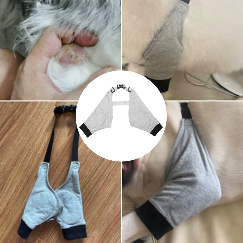 Dog Rcovery Sleeve Soft Breathable Stable Support Adjustable Comfortable Dog