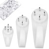 60pcs Non-Trace Picture Hooks for Hard Wall, Picture Hanging Kit