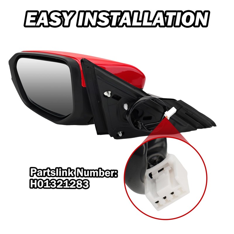 MOFOAP Driver Side View Mirror Compatible With 2016 2017 2018