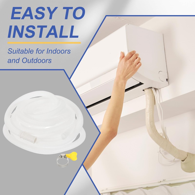 PATIKIL 26.24ft Air Conditioner Drain Kit, Universal AC Drain Hose