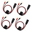FHUIPENG Wires Harness Fit for NOCO GC008 X-Connect M10 (3/8in)