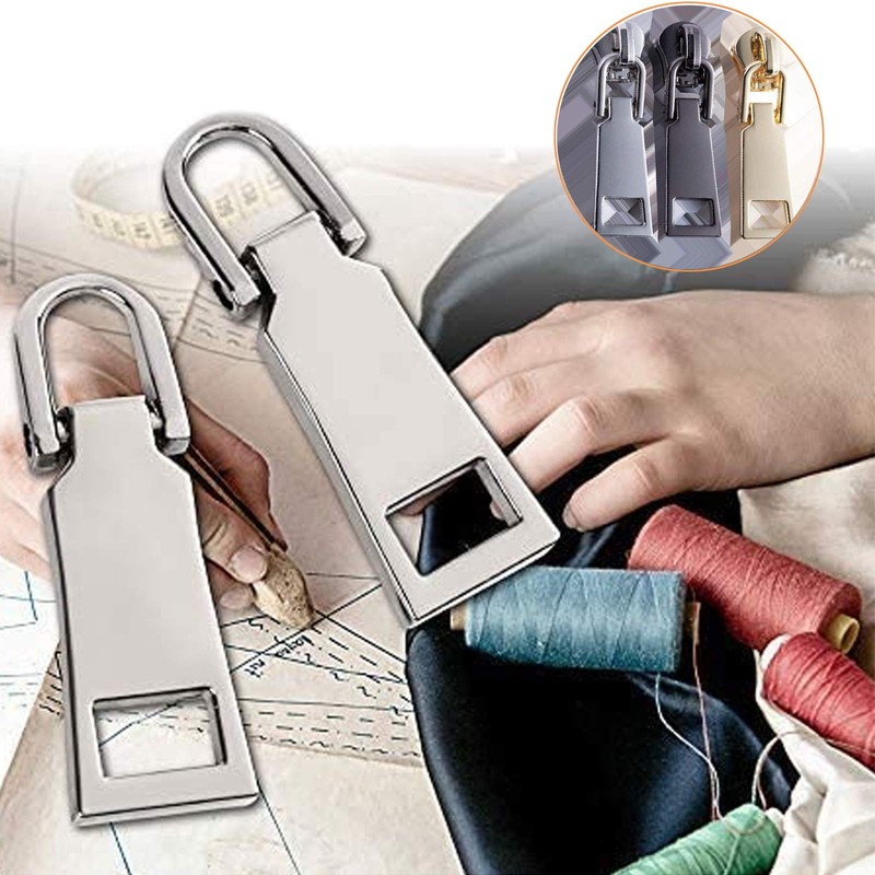 Zipper Pull Replacement,Metal Zipper Handle Mend Fixer Tab Repair for