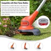 Zythrem 4Pcs Strimmer Spool Line Double Autofeed Spool Strimmer Wire