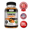  Turmeric Curcumin Ginger Gummy Bears: 60 Count for Pain Relief & Joint Support