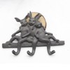 WINTENT Cast Iron Rabbit Wall Hook Rack (Rabbit-4)