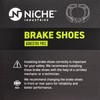 NICHE Brake Shoe for Kawasaki KLX110L KX60 KDX80 41048-1083 Front