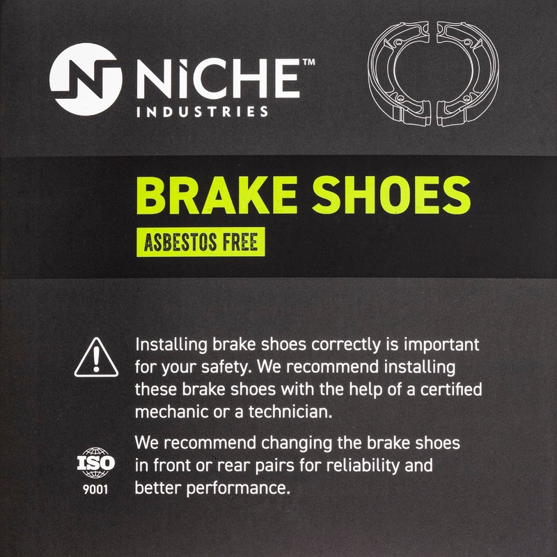 NICHE Brake Shoe for Kawasaki KLX110L KX60 KDX80 41048-1083 Front