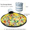 Toy Storage Bag Play Mat Small Bricks Blocks Clean Up