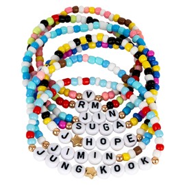 KINFERTE for Merch Bracelet for Fans - Friendship Jewelry Gift Set(7 Pack) Birthday Gifts, Concert Accessories,Cosplay Merchandise for Fans