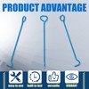 Therwen 1 Pcs Manhole Cover Hook 36" Made with 5/8"