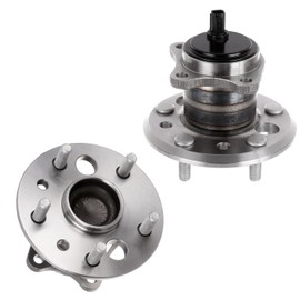 Detroit Axle - FWD Rear Wheel Bearing Hubs for 13-18 Lexus ES350, 13-20 ES300h, 2013 2014 2015 2016 2017 2018 2019 2020, 2 Wheel Bearing and Hubs Assembly Replacement