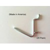 Trion Brand (20 Pack) Angle 1 1/2" Metal Peg Garage