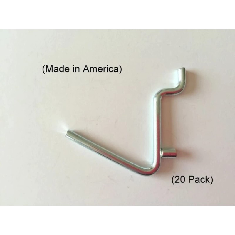 Trion Brand (20 Pack) Angle 1 1/2" Metal Peg Garage