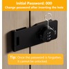 Bifold Door Lock - 2 Pack White Sliding Closet Locks