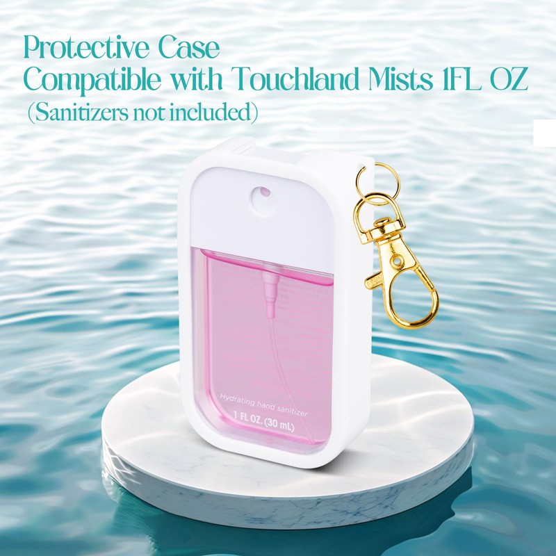 TERPINK Silicone Case Compatible with Touchland Hand Sanitizer Spray, Protective