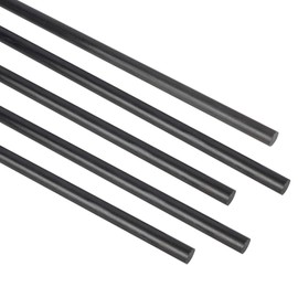 FANCYWING 5 PCS Carbon Fiber Rod for RC Airplane DIY Craft 2mm Matte Pole 200mm