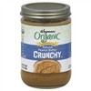 Wegmans Natural Peanut Butter, Organic, Crunchy, 16 Oz (Pack of 2)
