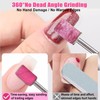 Haozher Nail Drill Bits, 135 Pcs Sanding Bands for Nail