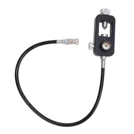 Scuba Tank Valve Adapter 8mm Stainless Steel Stable Underwater Refill Adapter Scuba Tank Fill Station for G5/8 Valve