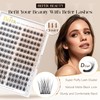 BEFER Lash Clusters, 144 Pcs 3D Curl Eyelash Clusters Volume