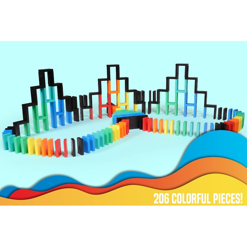 Bulk Dominoes Pro-Domino Kit | Dominoes Set, STEM STEAM Small