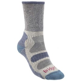 Bridgedale HIKE Lightweight Cotton Cool Comfort Boot-Women's- Small-Smoky Blue