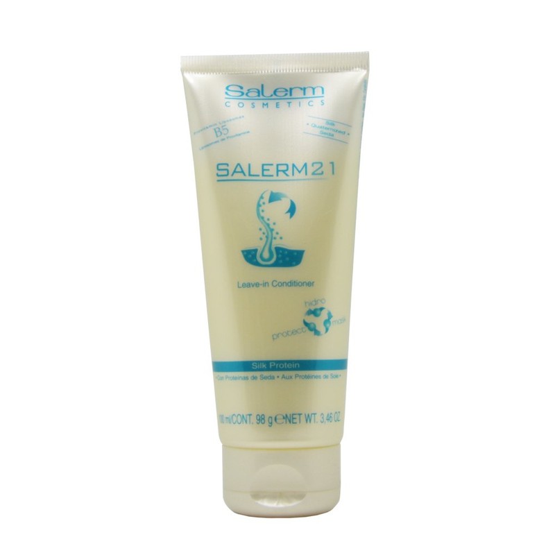 Salerm Cosmetics 21 LEAVE-IN Conditioner, B5 Provitamin Lipsomes & Silk