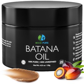 Premium Raw Batana Oil – Pure & Unrefined - Advanced Hair Regrowth & Scalp Therapy Device - Supports Fuller, Healthier Hair & Skin - For Men & Women, 4.23 OZ