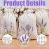 6 Pcs Lavender Bags,Dried Lavender Sachet Empty for Wardrobes and
