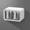 Seasoning Box Wall Mount Multi Grid Seasoning Storage Container Kitchen