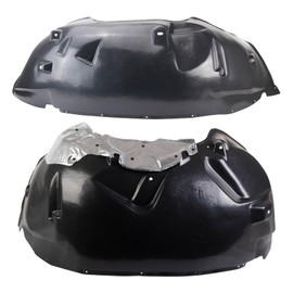 TRQ TRQ Front Inner Fender Liner Set Compatible with 2005-2010 Dodge Dakota 2011 Ram CH1248129 CH1249129
