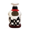 ACK Fat Chef Hand Painted Ceramic Utensil Jar, Utensil Holder,