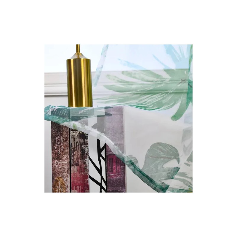 Trees Sheer Curtain Window Durable Creative Voile Drape Vala