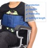 Wheelchair Seat Belt Mesh Breathable Adjustable Wheelchair Restraints Strap for