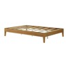 Plank+Beam Solid Wood Platform Bed Frame, Strong Wood Slat Support,