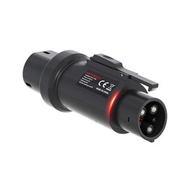 MCEVKELN EV Ladekabel Adapter mit Anti-Diebstahl-Clip| Typ 2 Male auf Typ 1 Female Elektrofahrzeug Ladegerät Konverter 32A für Autoladestationen, Kabel IEC62196 auf SAE J1772 EVs.(0.35KG)