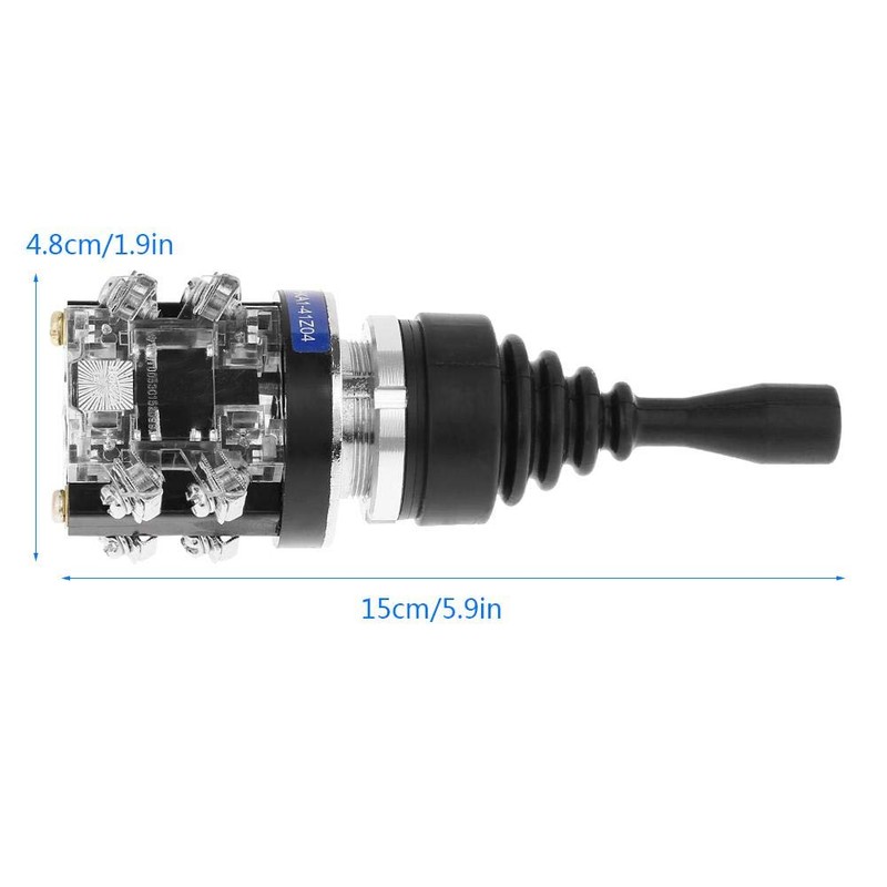 Fafeicy Momentary Joystick, 4 Position 4NO Spring Return Joystick Switch