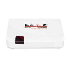 HDMI to RF Coaxial Converter Box, 1080P Video Adapter Support input HDMI resolution: 480I/480P/576I/576P/720P/720I/1080I/1080P