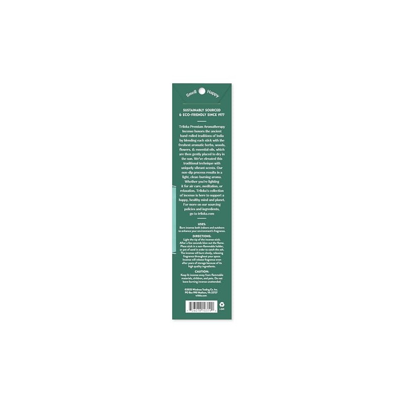 Triloka Premium Incense, Cedar Sandalwood Blend, 10 Sticks