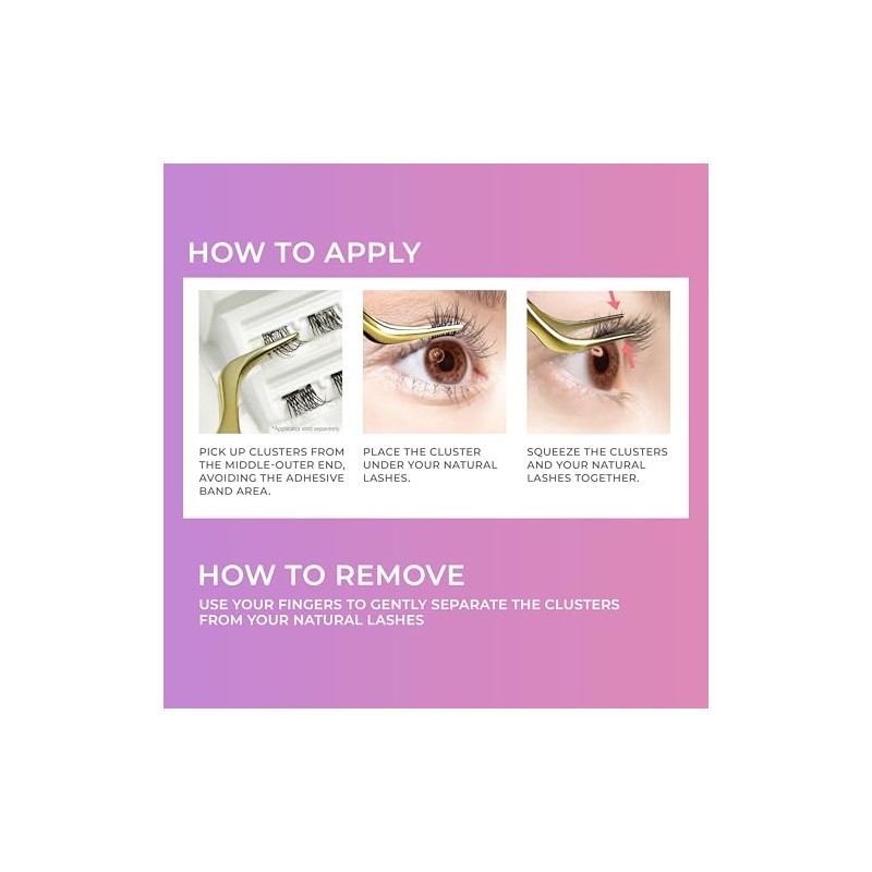 Pestañas postizas, extensiones de pestañas single Falsies imPRESS - Modern