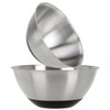com-four® 2-Piece Stainless Steel Bowl Set - Salad Bowl in