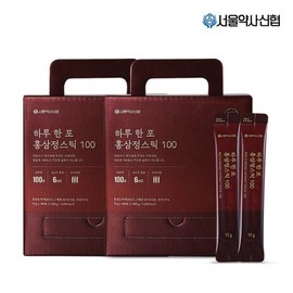 Seoul Pharmacist Cooperative G 서울약사신협 하루 한 포 홍삼정스틱 100포 2세트(선물세트) G Seoul Pharm Cooperative Daily One Pack Red Ginseng Stick 100 Packs 2 Sets (Gift Set)