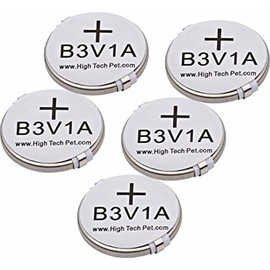 Synergy Digital Dog Collar Batteries, Works with High Tech Pet B3V1A Dog Collar, (Li-Ion, 3V, 270 mAh), Compatible with High Tech Pet B3V1A Battery, Combo-Pack Includes: 5 x DC-36 Batteries