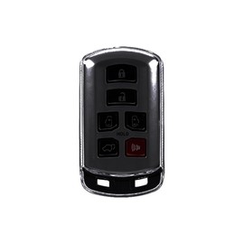 Holy Feather Key Fob Shell Smart Case Cover for Toyota Sienna Key Fob Cover for Toyota Sienna Special Soft TPU Key Shell Protector Fit for Toyota Sienna (Smoke Color)