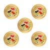 Yakushi Kiln Glass Chopsticks Rest (Goldfish), Pack of 5