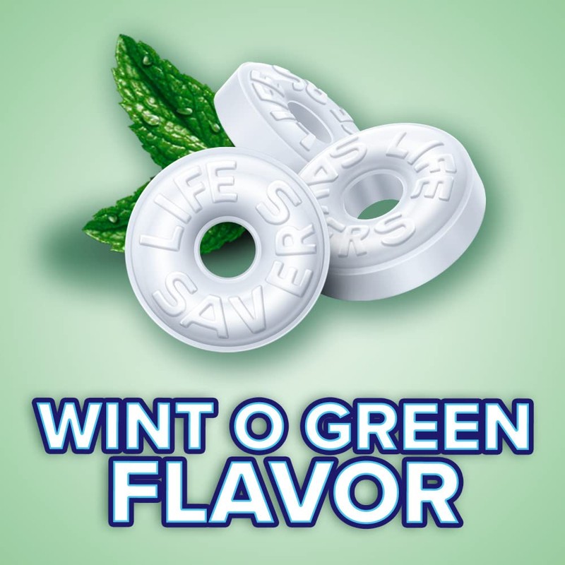 Mars Lifesavers Wint-O-Green Breath Mints Hard Candy, 44.93 Oz